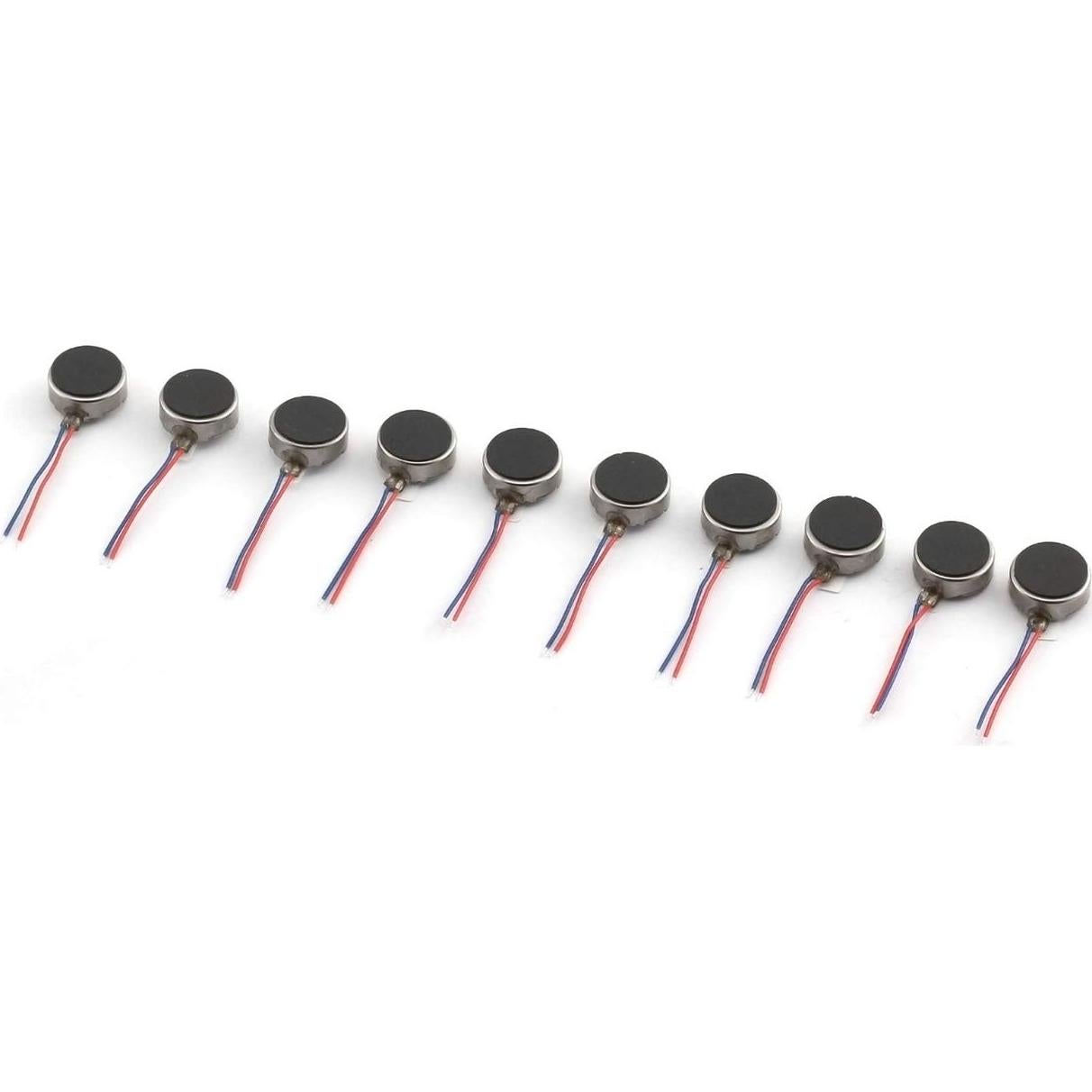 Motor de Vibración Micro ZYAMY 10 PCS DC 3V 12000RPM 10x2.7mm