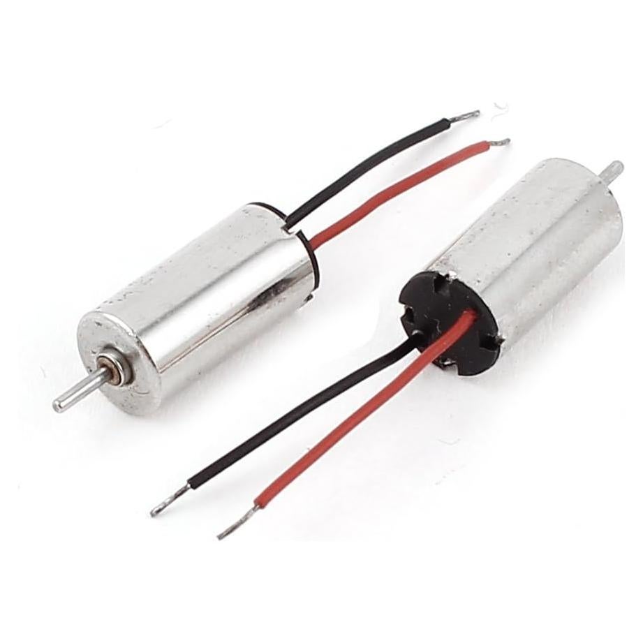 Motor sin núcleo uxcell 612 DC 1.5V-3.7V 40000RPM 6x12mm