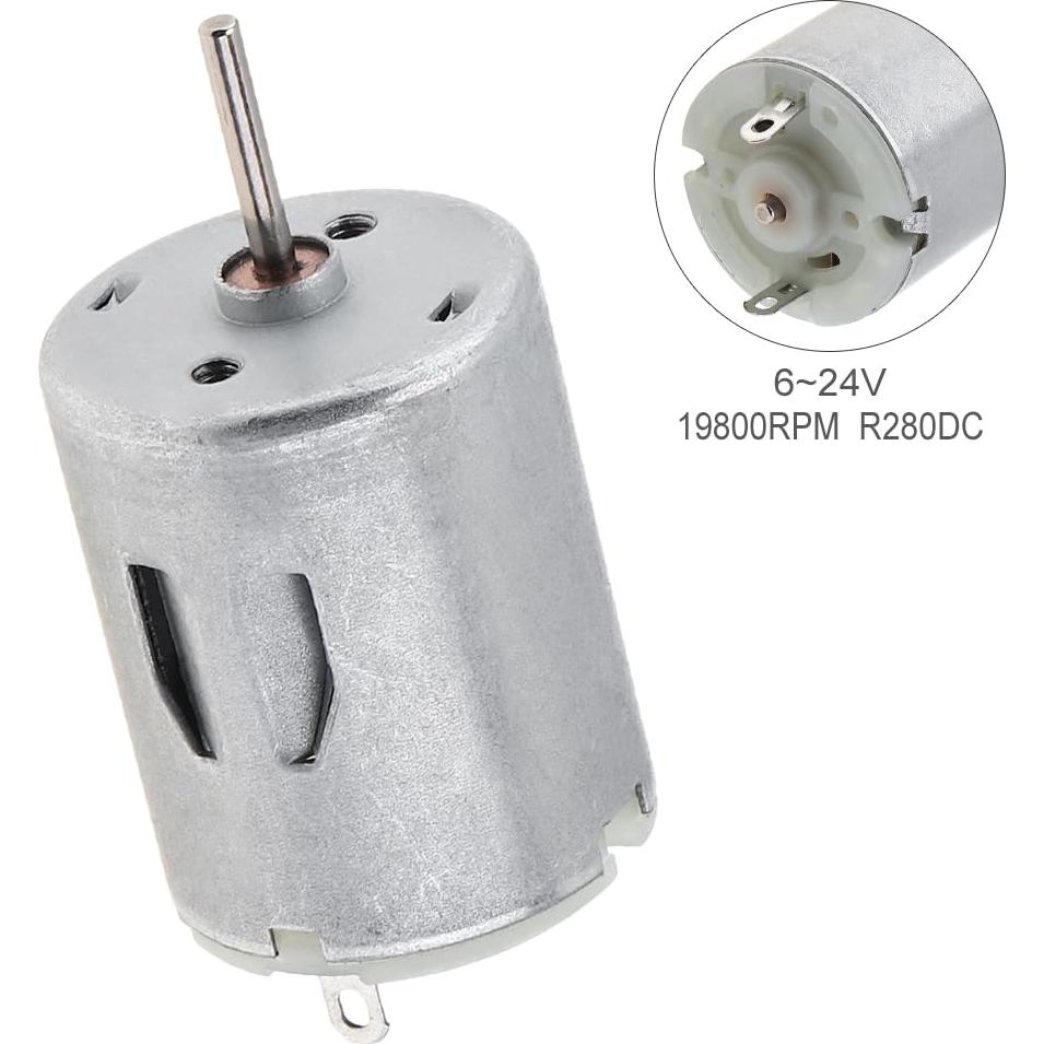 Motor DC R280 6-24V 19800RPM ChgImposs 2 Unidades