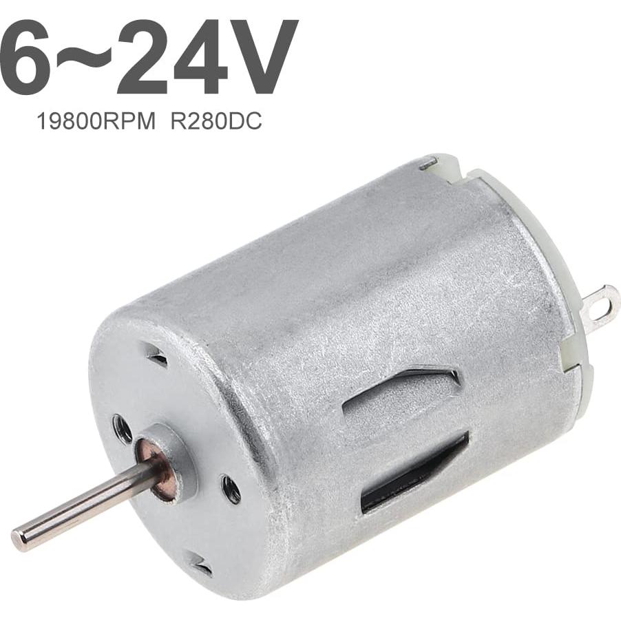 Motor DC R280 6-24V 19800RPM ChgImposs 2 Unidades