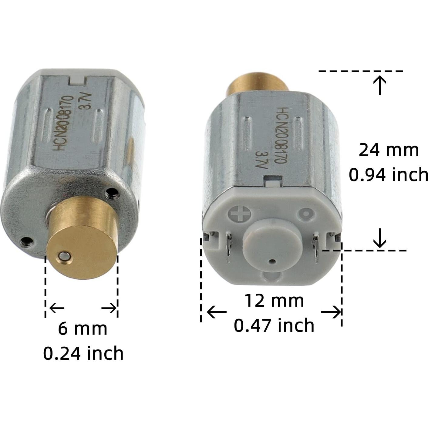 Motor de Vibración BOJACK N20 DC 3V 8000RPM 2 Piezas