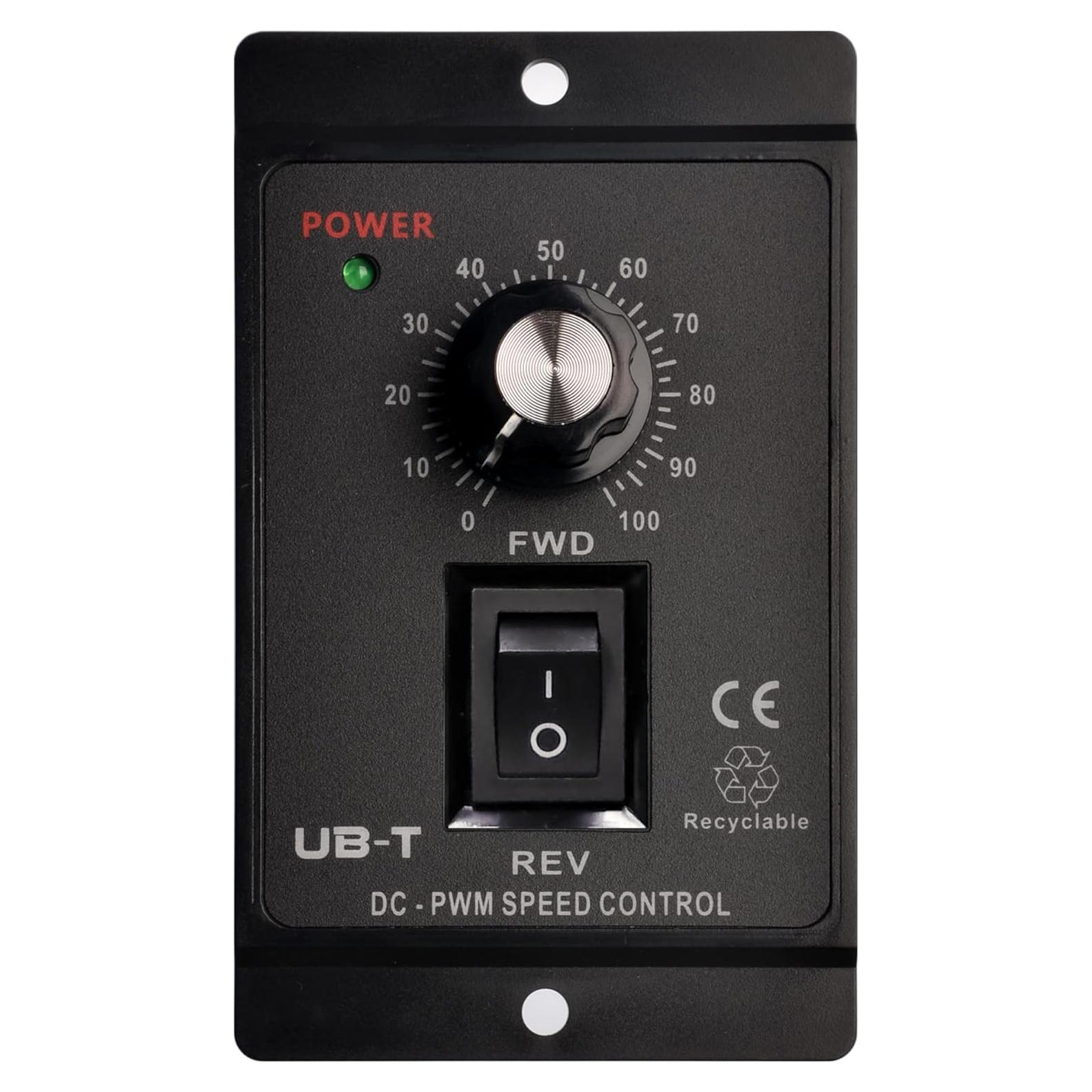 Controlador de Velocidad PWM Matell DC 12-60V 20A Adelante/Reversa