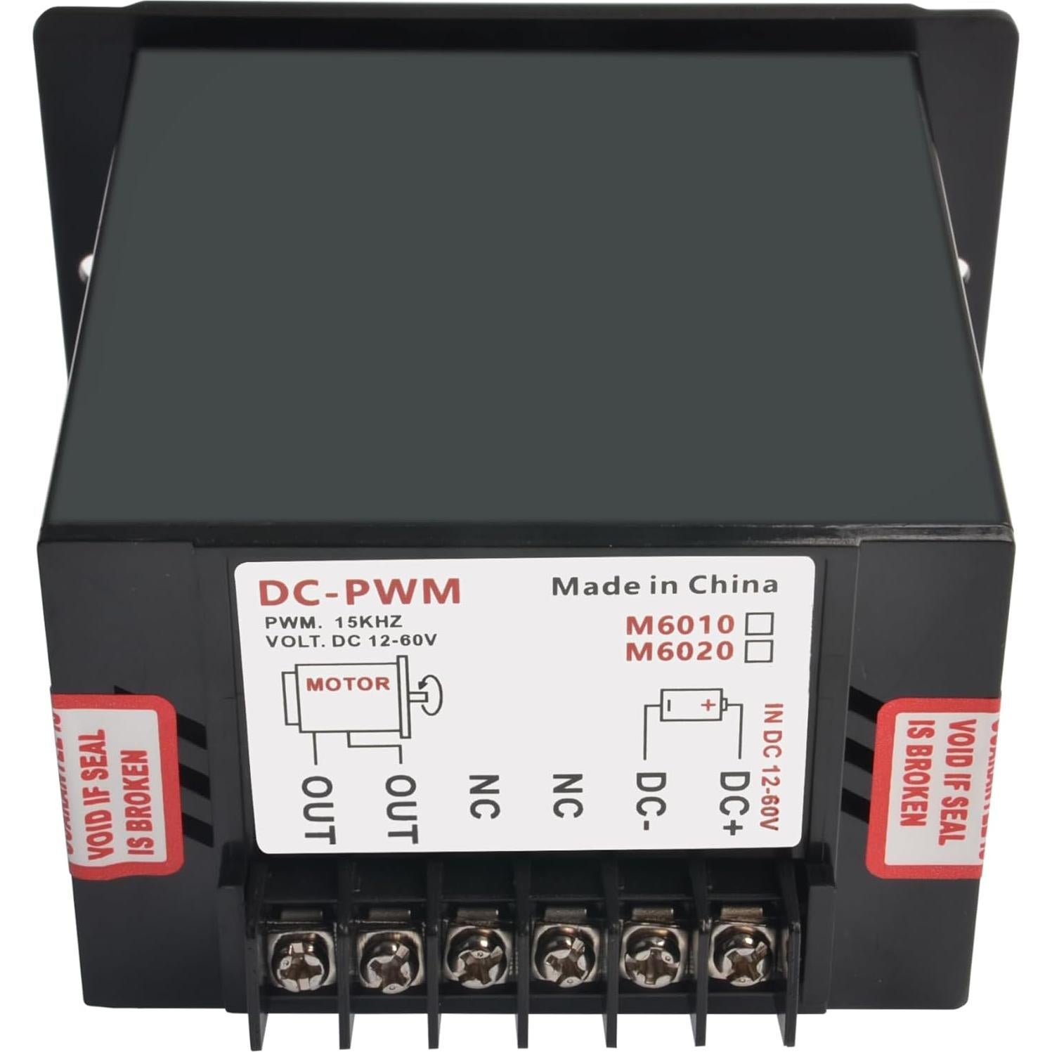 Controlador de Velocidad PWM Matell DC 12-60V 20A Adelante/Reversa
