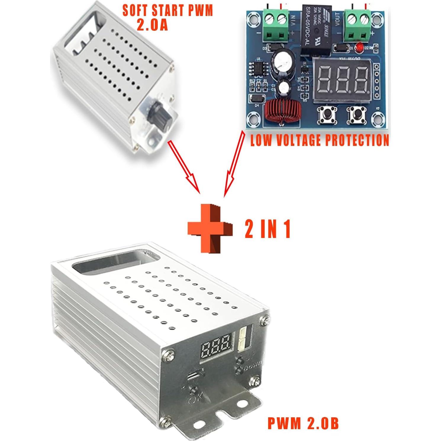 Controlador de Velocidad Motor DC PWM 9-70V 40A MgcSTEM