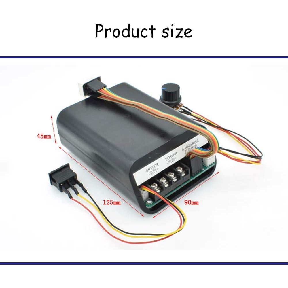 Controlador de Velocidad PWM DC 10-55V 60A Acxico con Pantalla LED