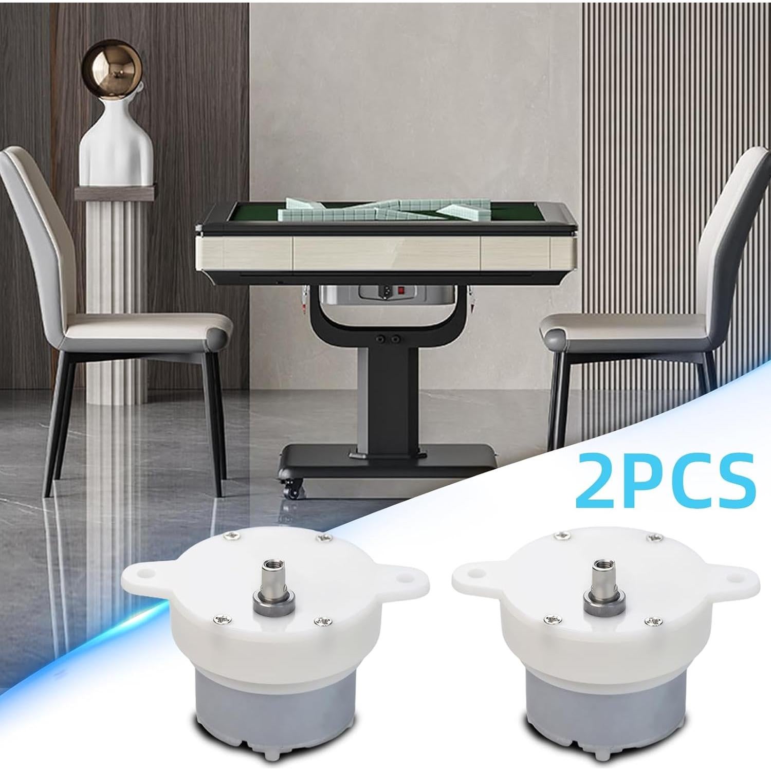 Motor de CC 12V 3RPM Bajo Ruido - 2 Pcs Flylin