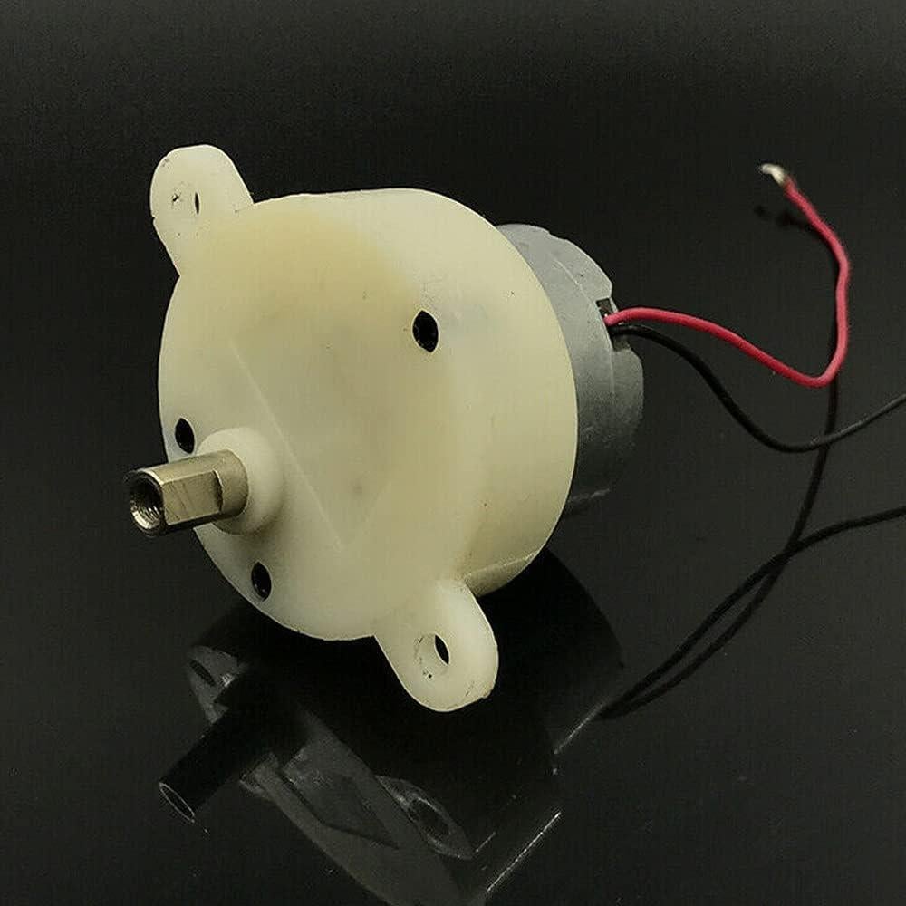 Motor de Engranaje Mini Caracol SaiDian 12V 300 RPM Silencioso