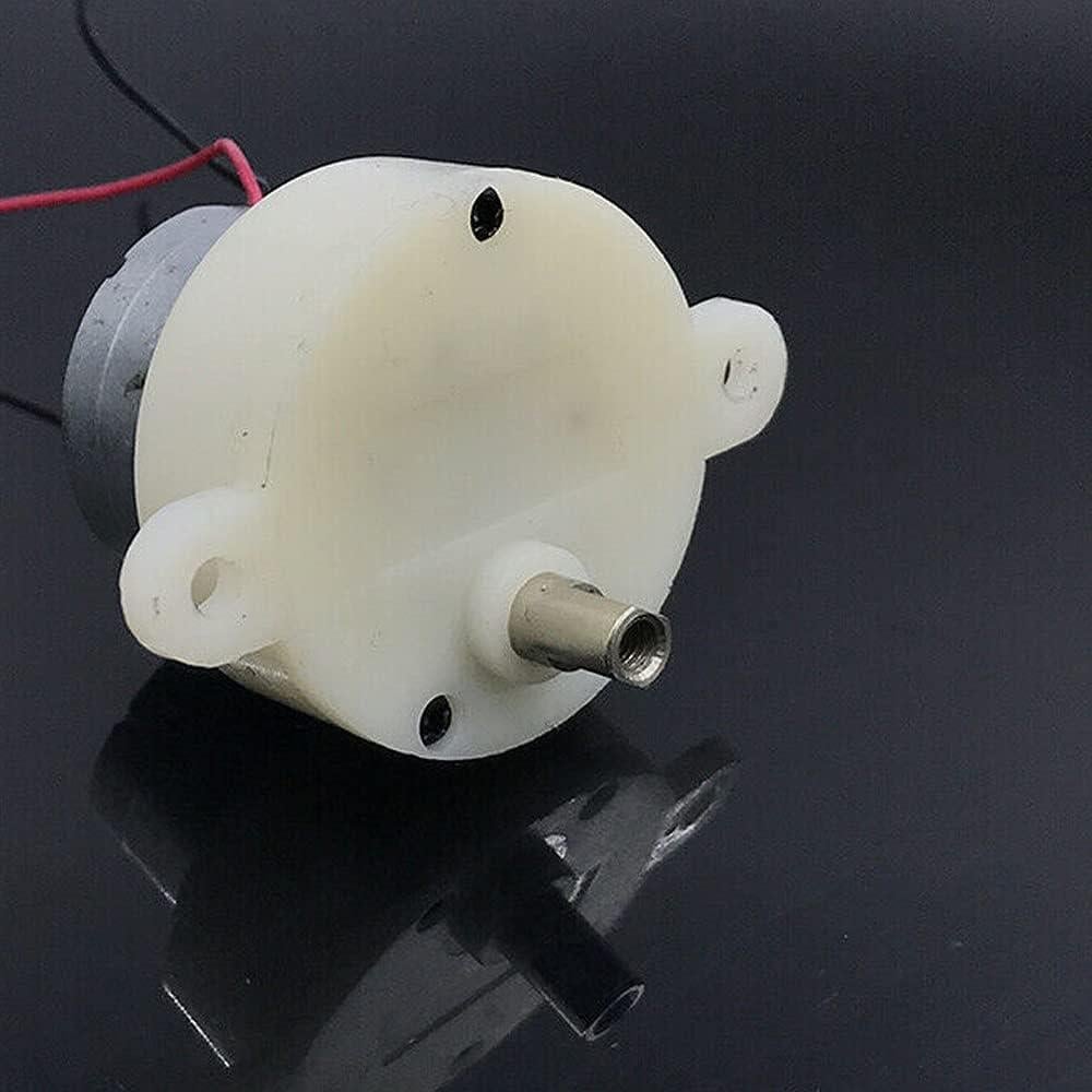 Motor de Engranaje Mini Caracol SaiDian 12V 300 RPM Silencioso