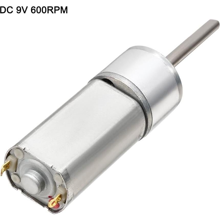Motor de Caja Engranada uxcell 9V 600RPM Metal 30g