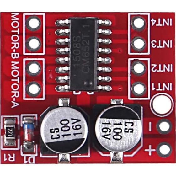 6 Módulos Controlador de Motor DC MELIFE Mini L298N 1.5A
