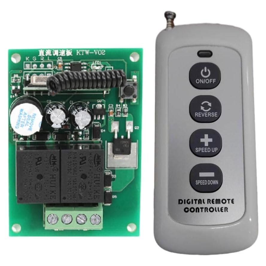 Controlador de Velocidad de Motor Inalámbrico Faizpors 12V 24V