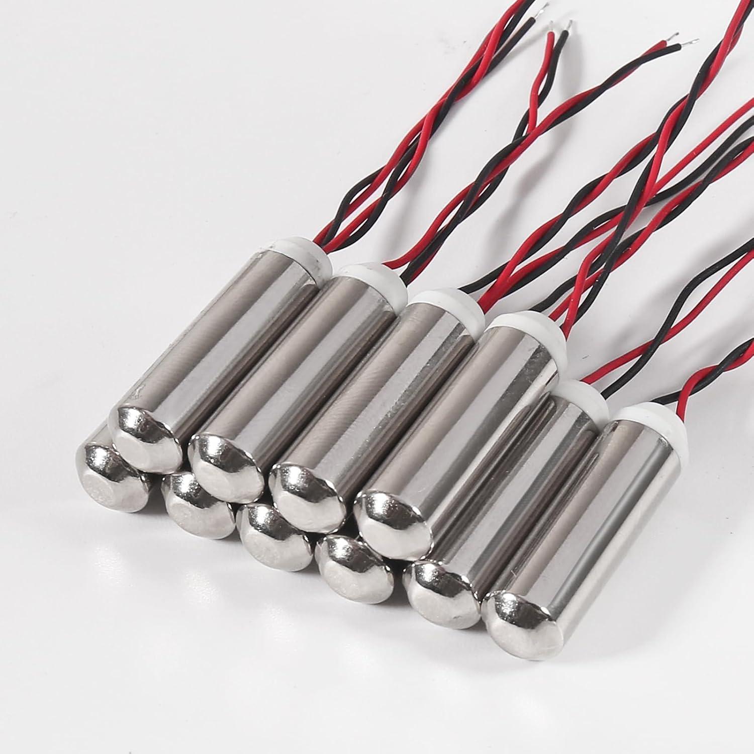 10 Motores de Vibración Sin Núcleo DC MELIFE 7x25mm Impermeables