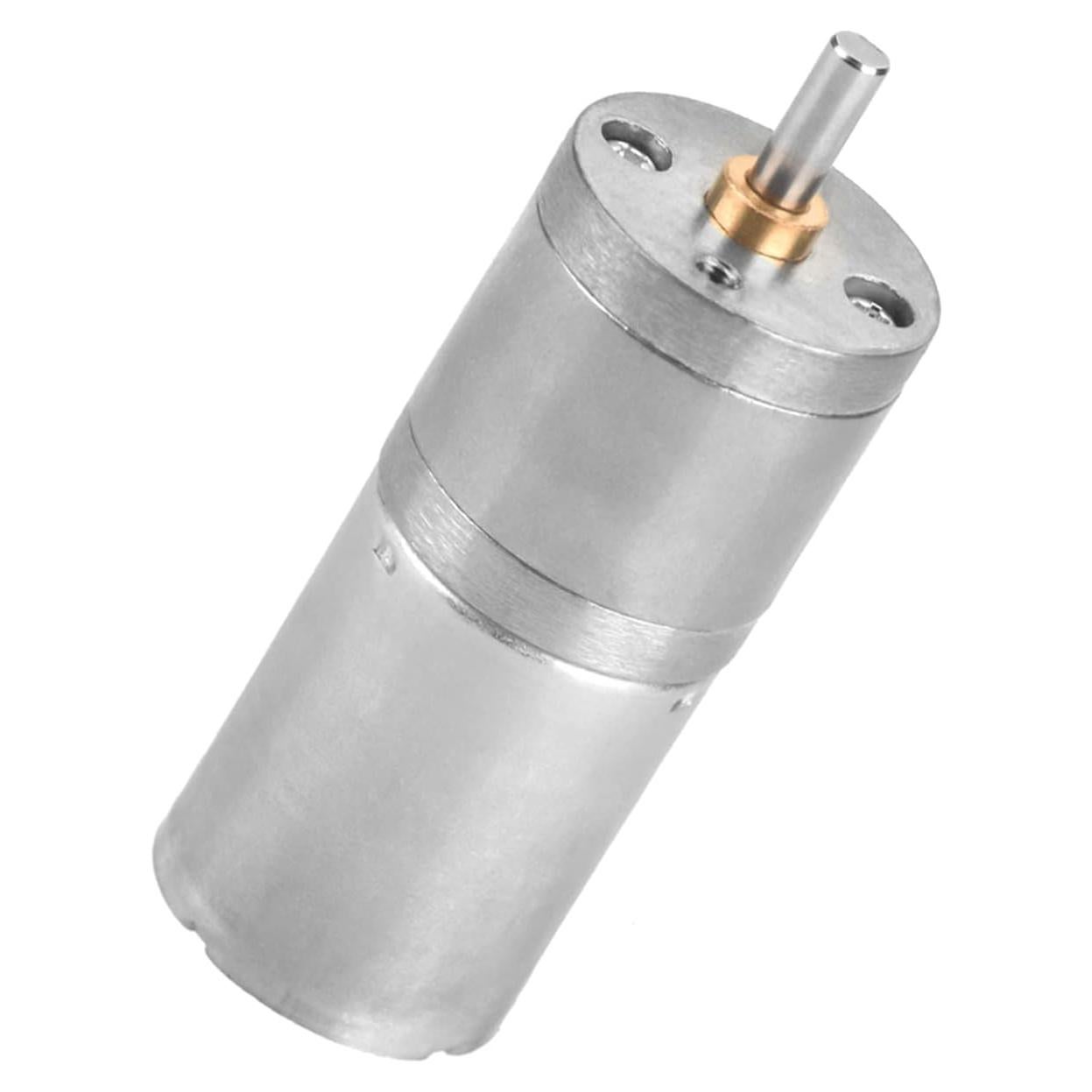 Motor de Engranaje Metálico Fafeicy 25mm 12V 300RPM para Cerraduras