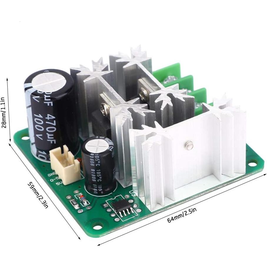 Controlador de Velocidad de Motor Garosa DC 6-90V 15A PWM