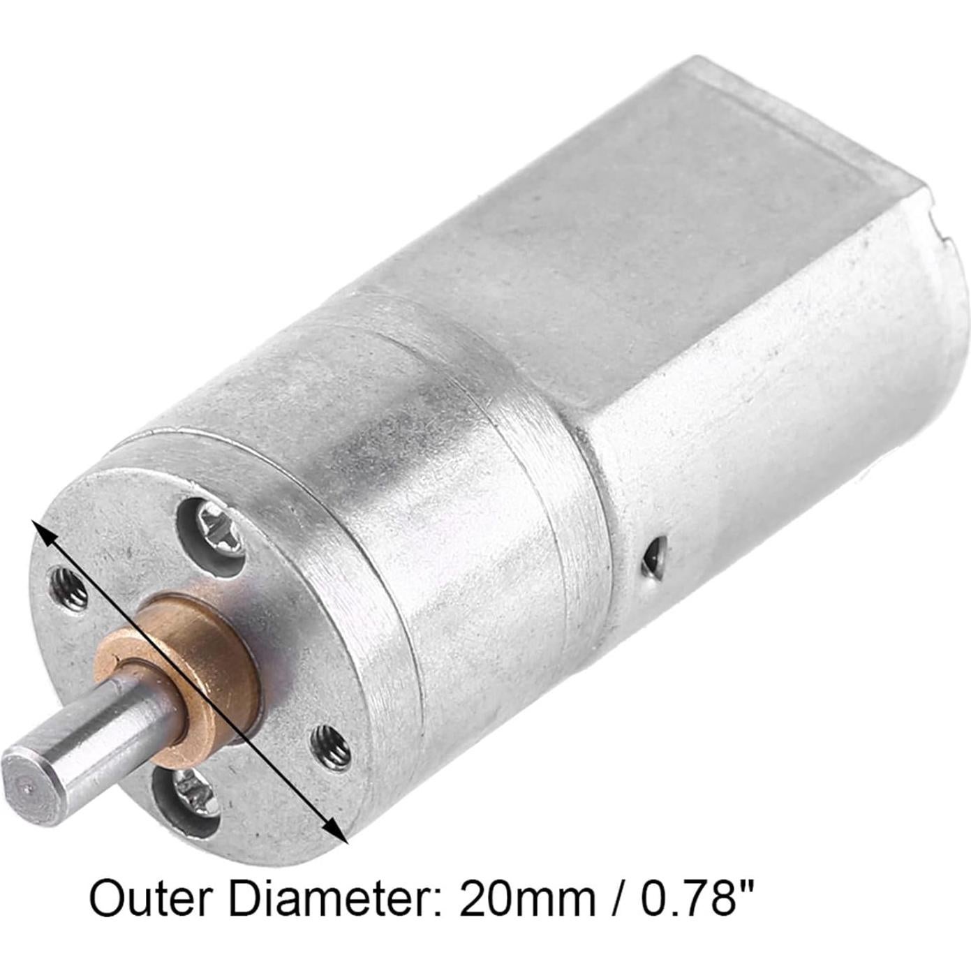 Motor Eléctrico Reversible Hilitand 12V 30RPM 20MM