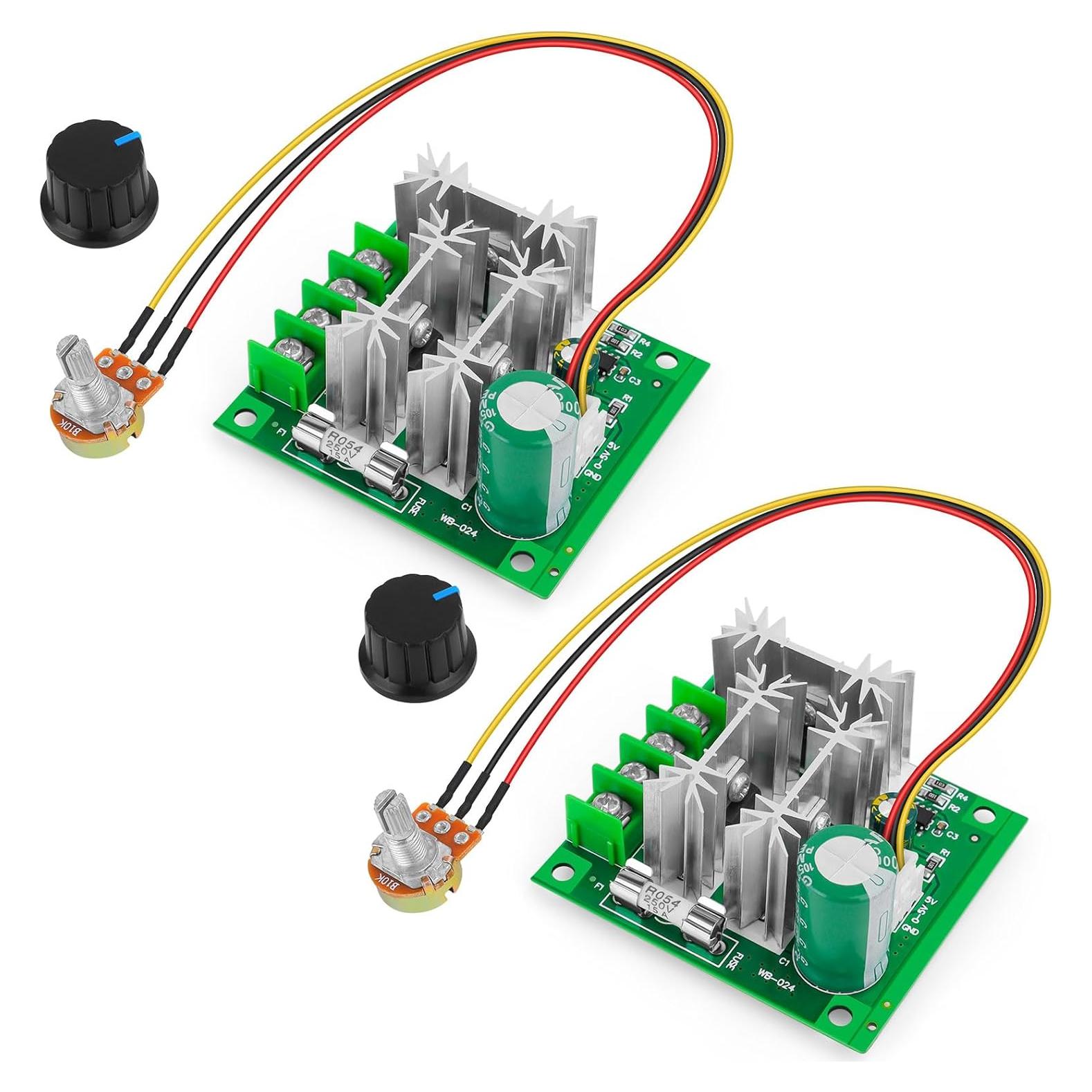 Controlador de Velocidad de Motor DC PWM YELUFT 6-90V 15A