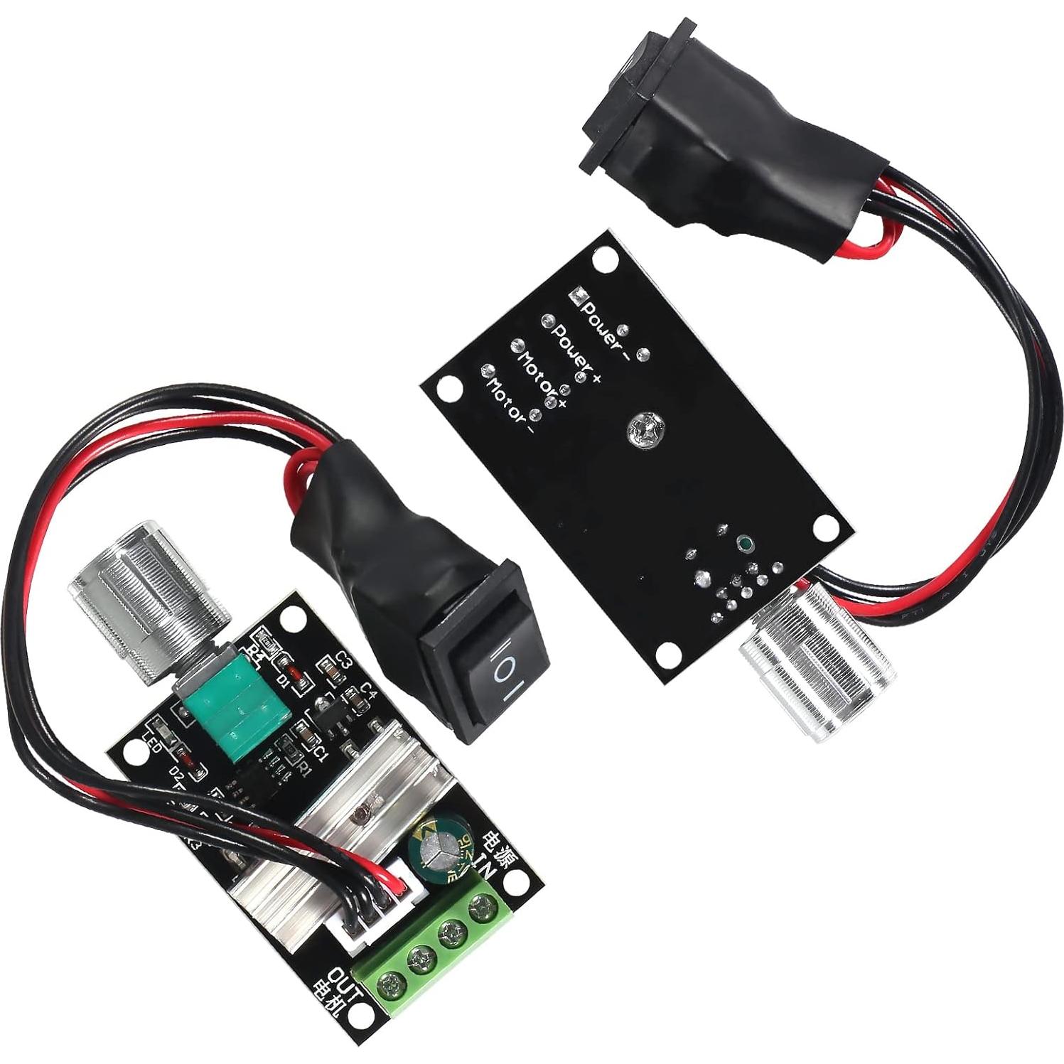 Controlador de Velocidad de Motor de CC PWM 6pcs 6-28V 3A 80W