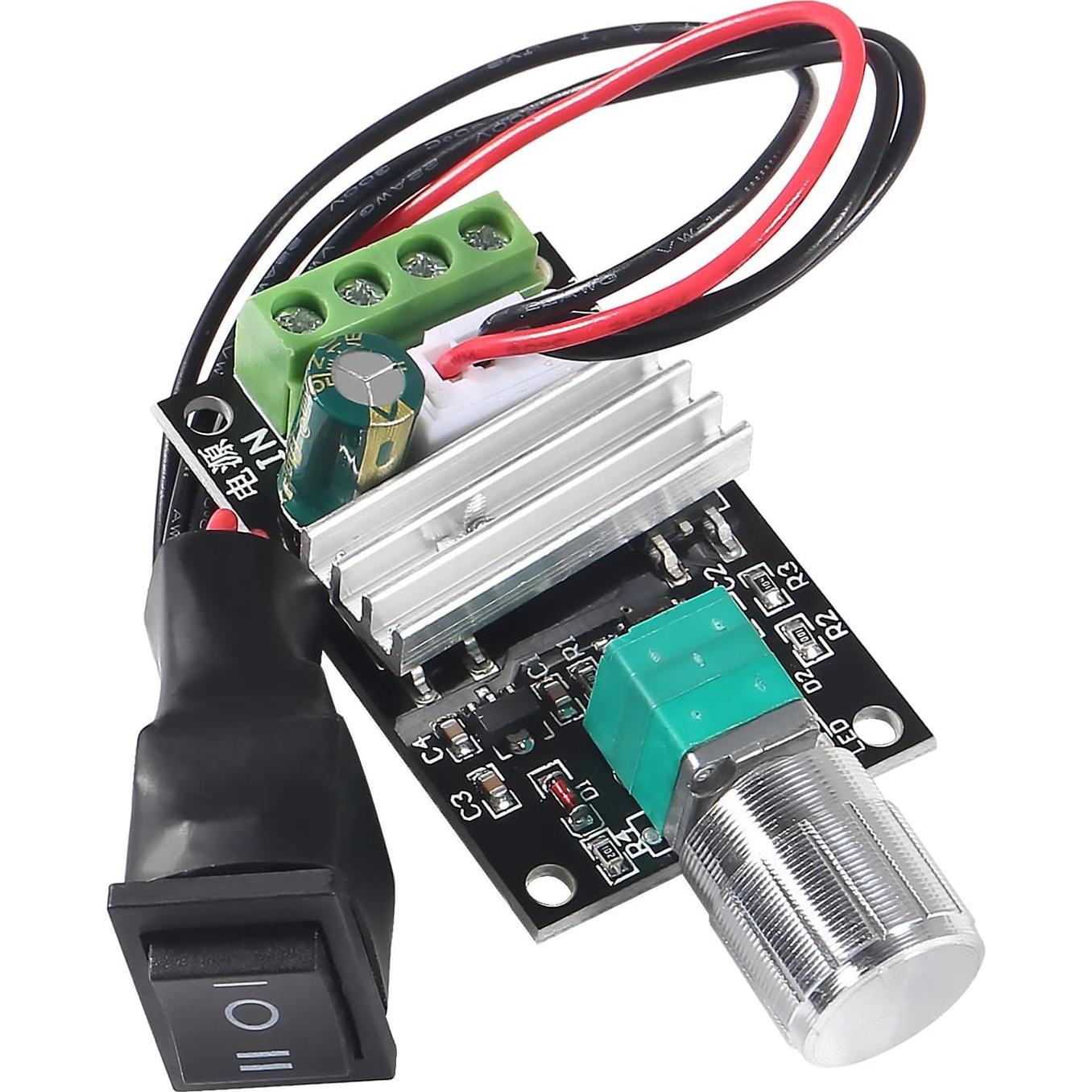Controlador de Velocidad de Motor de CC PWM 6pcs 6-28V 3A 80W