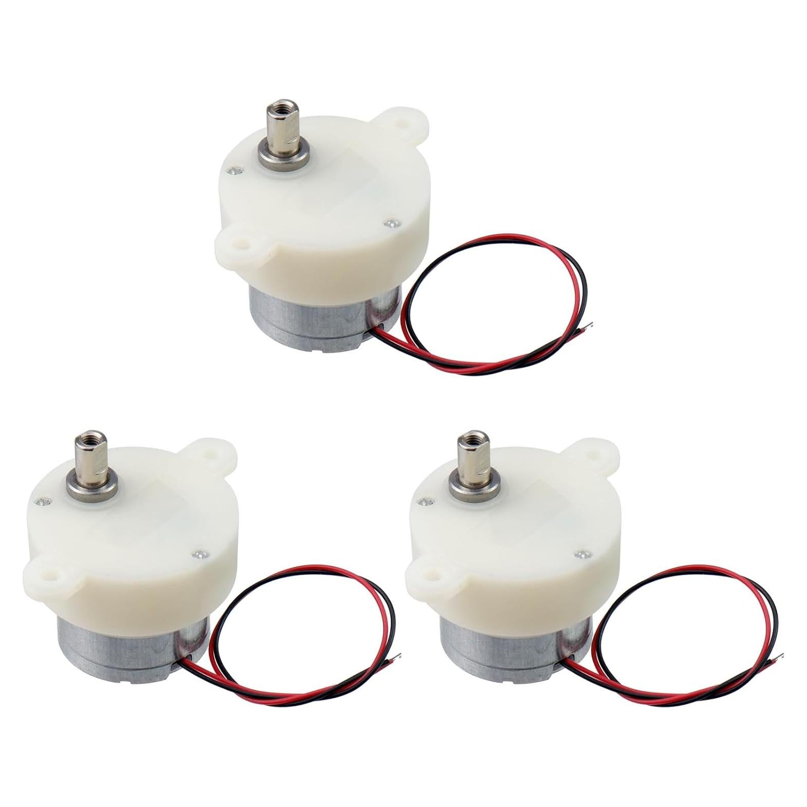 Motor de Reducción DC 6V 5RPM Antrader - 3 Piezas