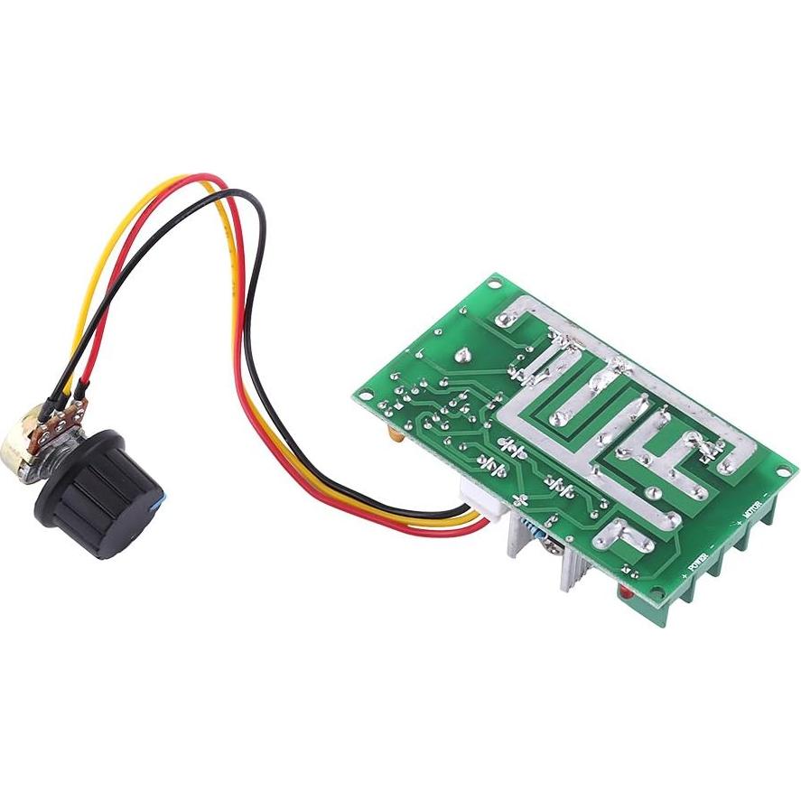 Controlador de Velocidad Motor DC PWM 10-60V 20A Walfront