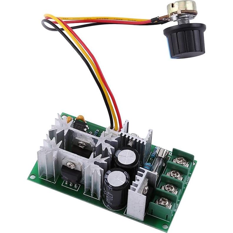 Controlador de Velocidad Motor DC PWM 10-60V 20A Walfront