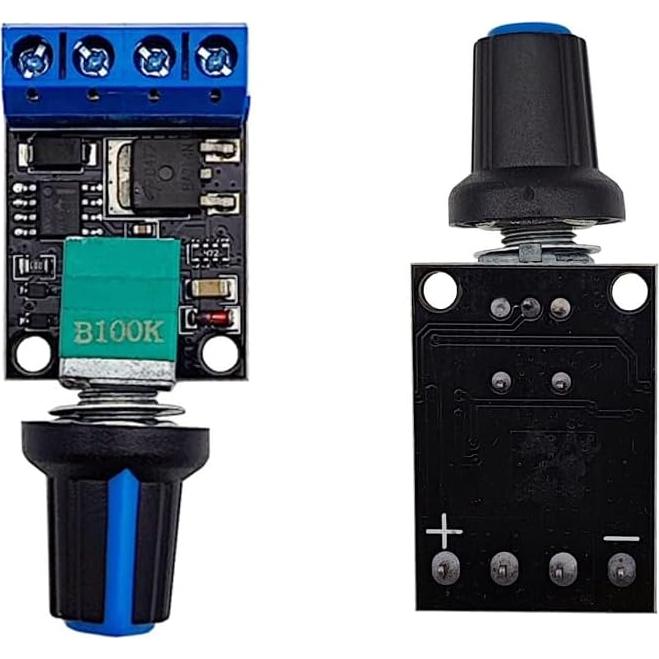 Módulo Controlador de Velocidad PWM Haldzemo 5V-16V 10A Paquete de 5