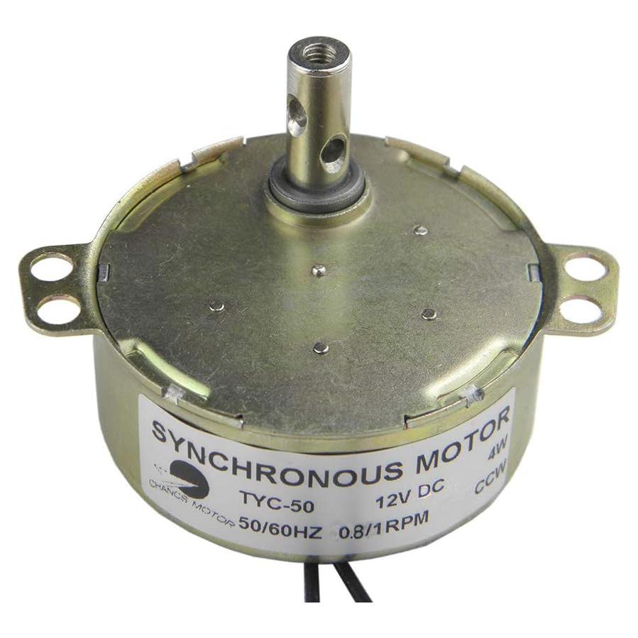 Motor Síncrono CHANCS TYC-50 12V 0.8-1RPM 4W CCW