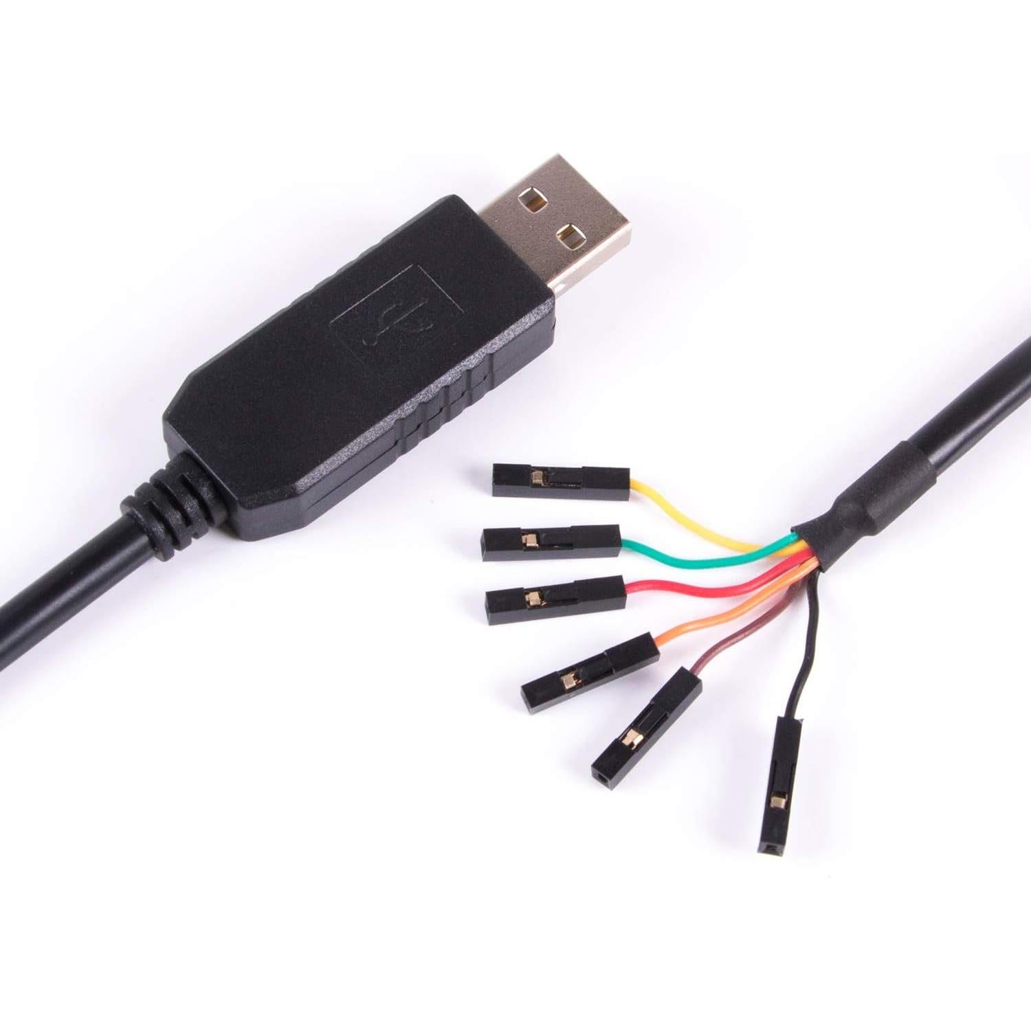 Adaptador USB a TTL UART 3.3V Suamdoen 1.8m 6 Pines