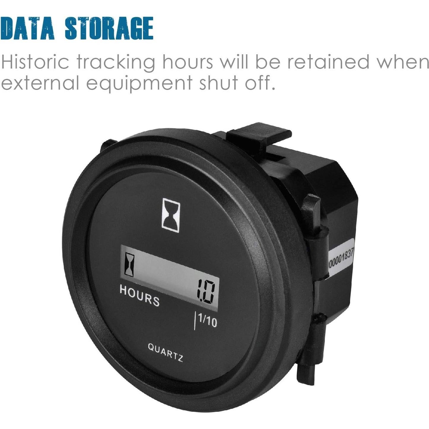 Contador Digital de Horas HonorMeet AC 86V-230V para Mantenimiento