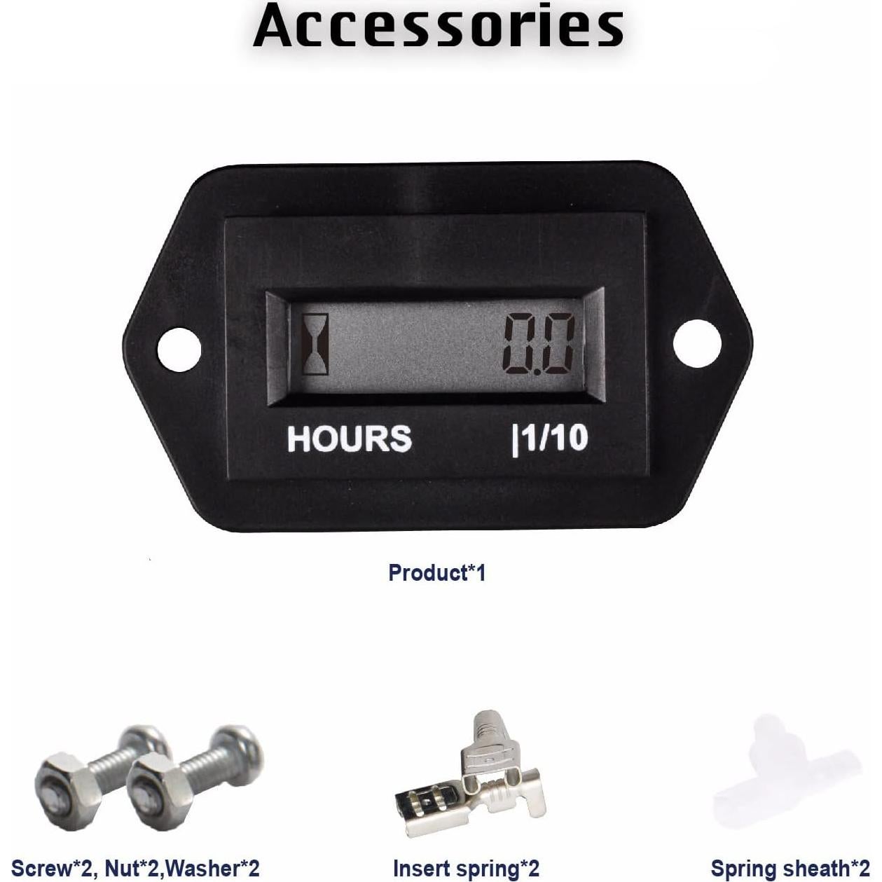 Medidor de Horas Digital HonorMeet Diamond-AC 86V a 230V