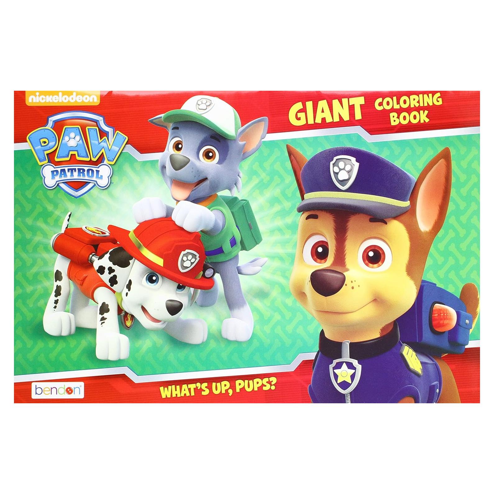 Libro gigante para colorear Paw Patrol Bendon 24 hojas
