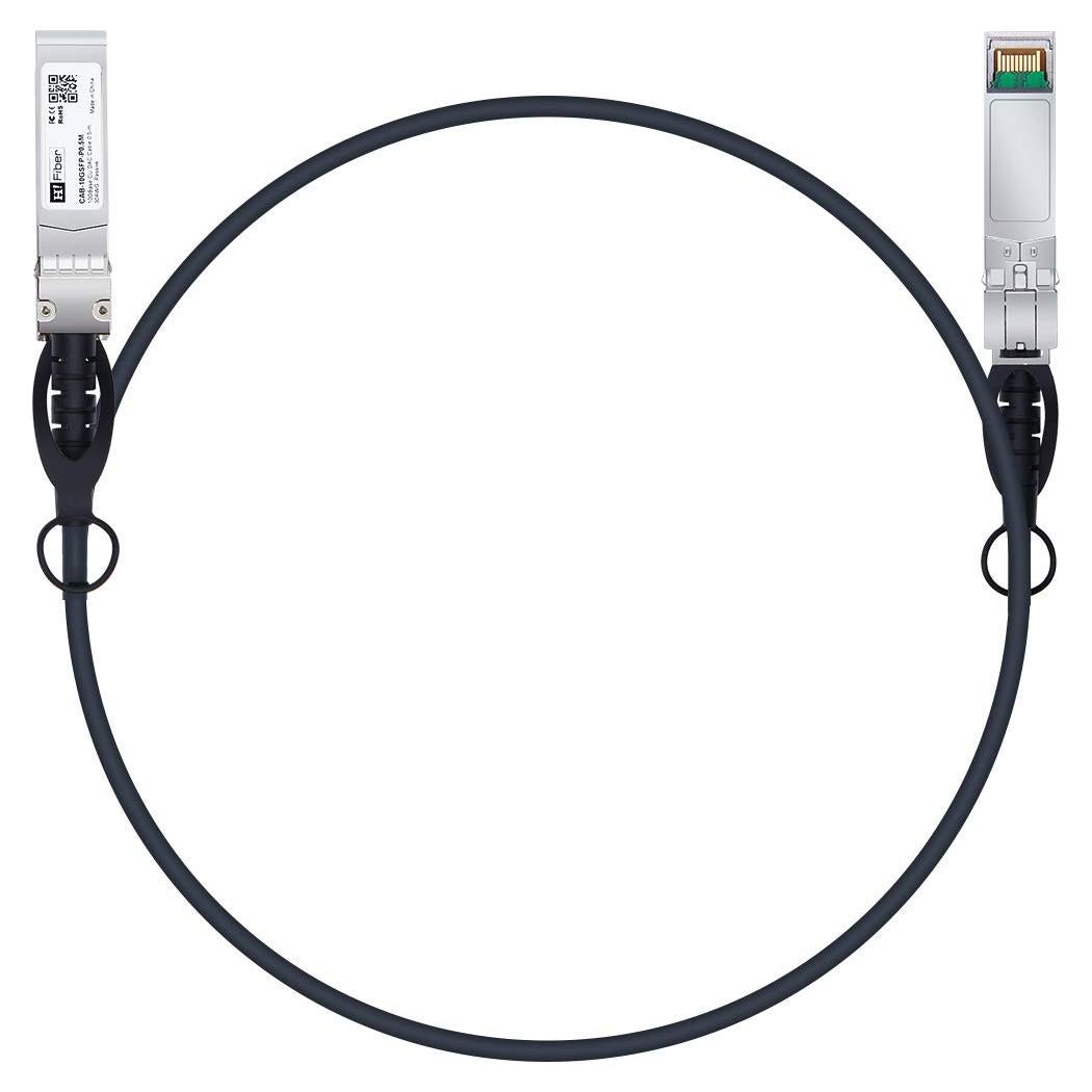 Cable DAC SFP+ 10G H!Fiber.com 1m Twinax Pasivo 10GBASE-CU