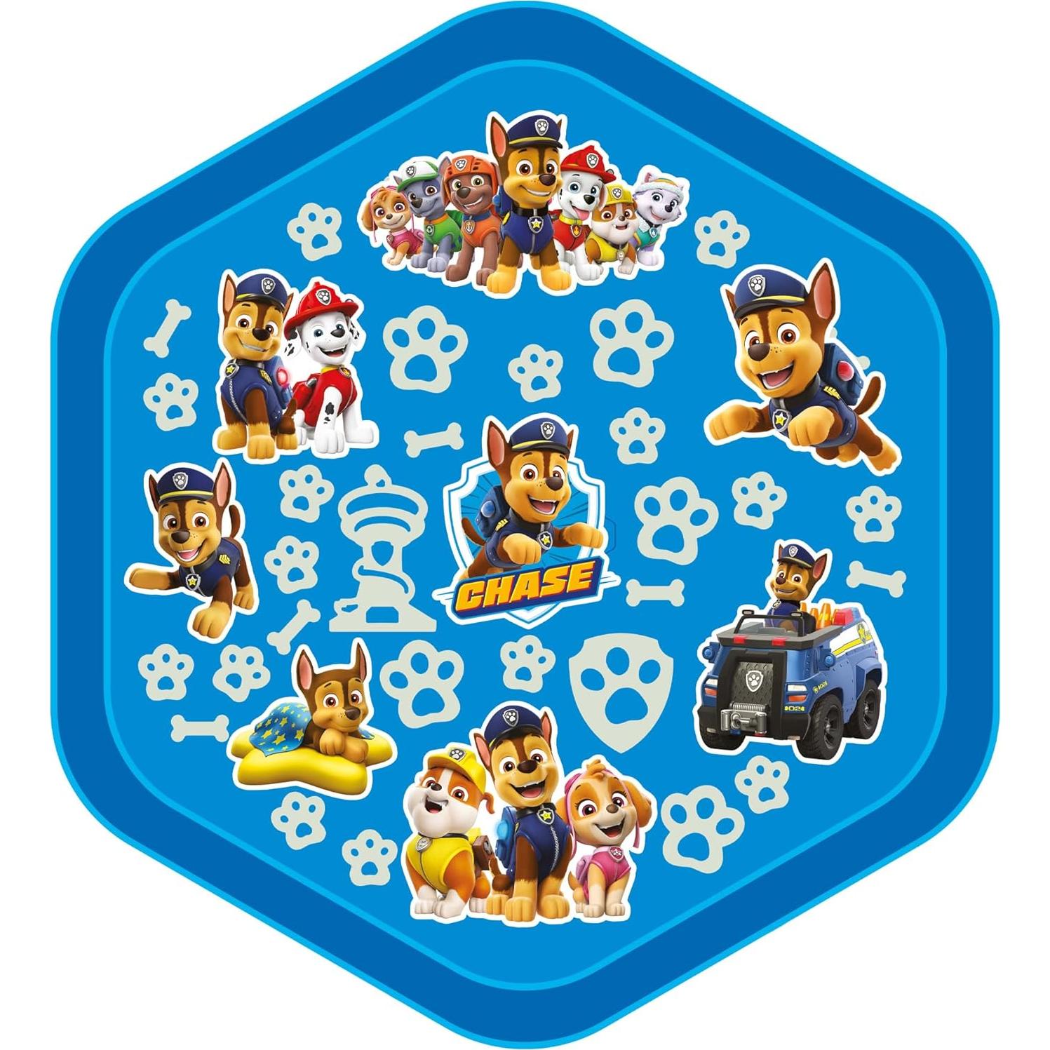 Set de Decoración Brillante PAW Patrol - 30 Formas y Tarjetas
