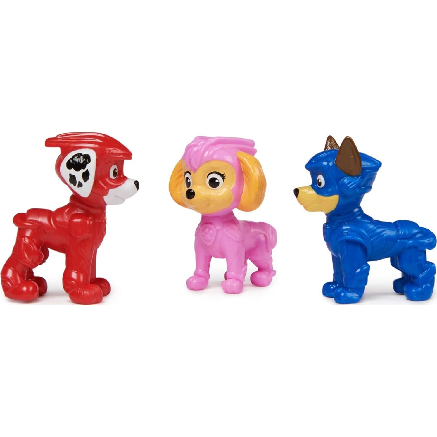 Figuras Paw Patrol Spin Master Skye Chase Marshall 3 Piezas