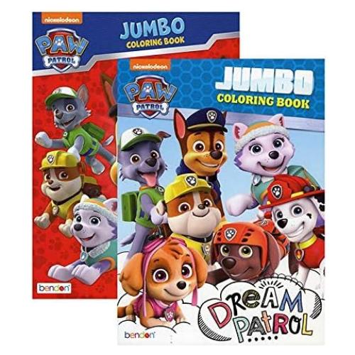 Libro de Colorear Jumbo Bendon Paw Patrol 160 Páginas
