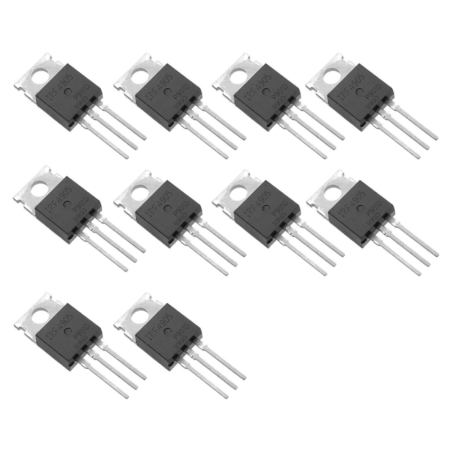 10 Transistores Mosfet IRF4905 P Canal 74A 55V TO-220