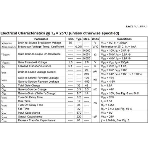 10 Transistores MOSFET N Canal LL2705 Bridgold 3.8A 55V