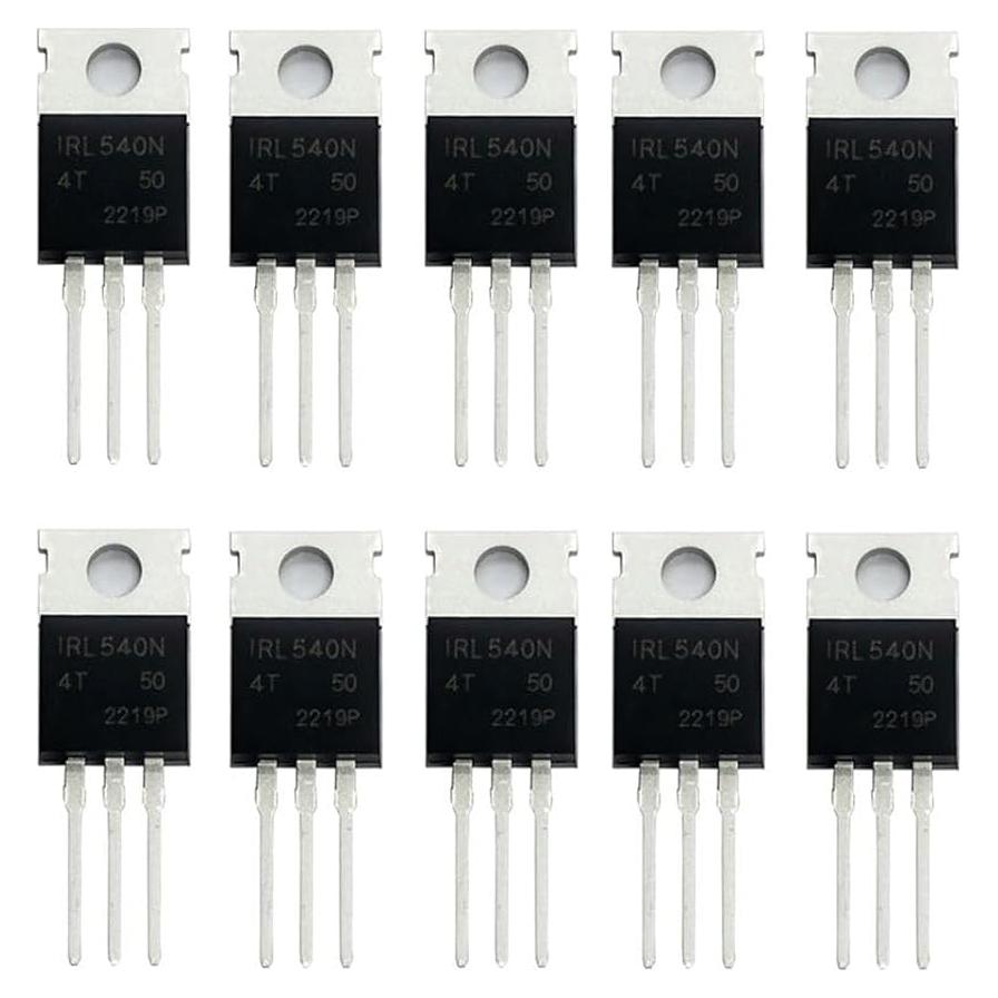 Transistor MOSFET N-Canal YEGAFE IRL540N 100V 33A 130W