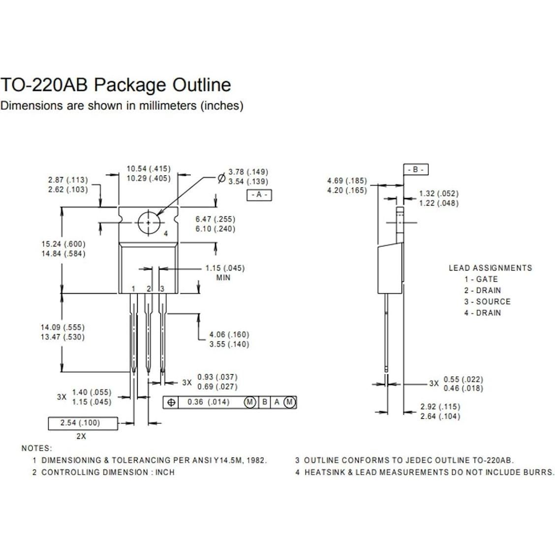 10 MOSFET IRF640N Bridgold 18A 200V TO-220 Alta Eficiencia