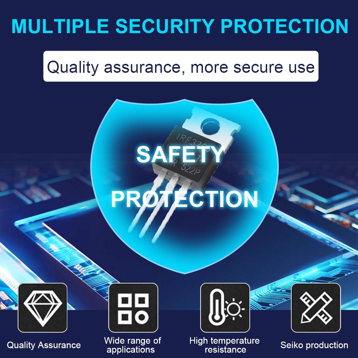 Transistor MOSFET IRF3205 N-Canal 55V 110A con Kit 20 pcs