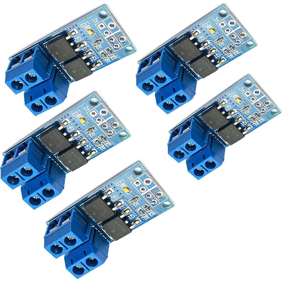 Módulo Controlador Interruptor MOSFET Kiro&Seeu 5PCS 15A 400W