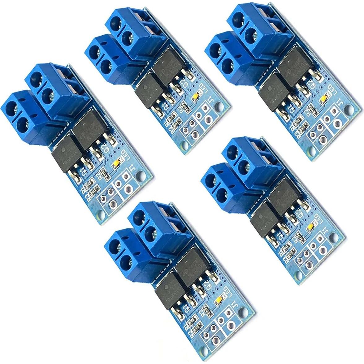 Módulo Controlador Interruptor MOSFET Kiro&Seeu 5PCS 15A 400W
