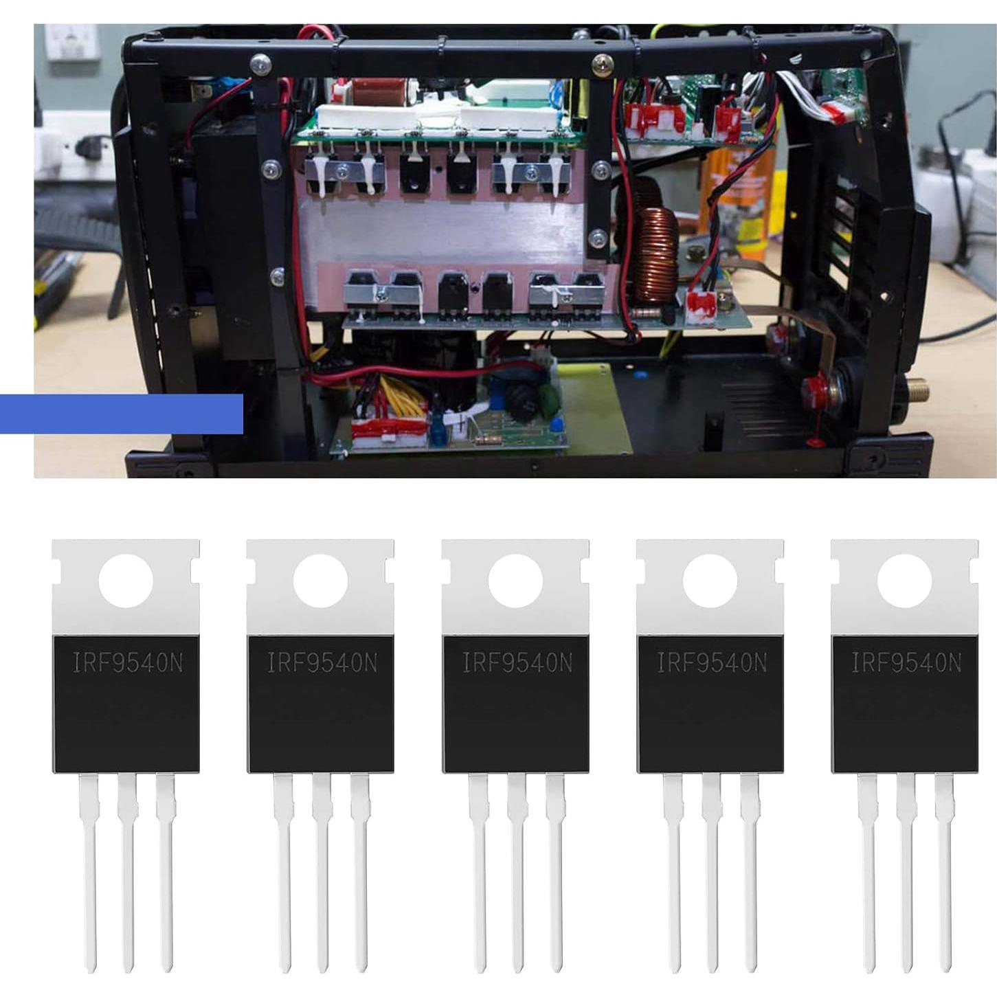 Transistor MOSFET P-Canal IRF9540 ECSiNG 23A 100V 20Pcs