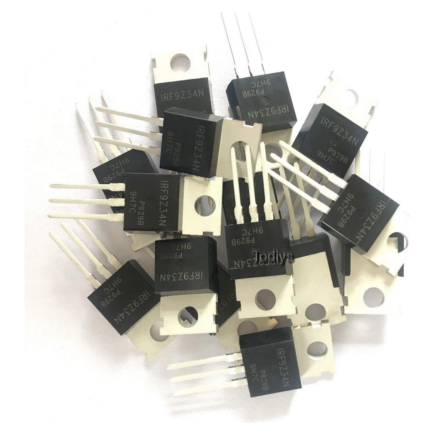 15 Piezas Transistor Mosfet IRF9Z34N TO-220 P-Channel 19A