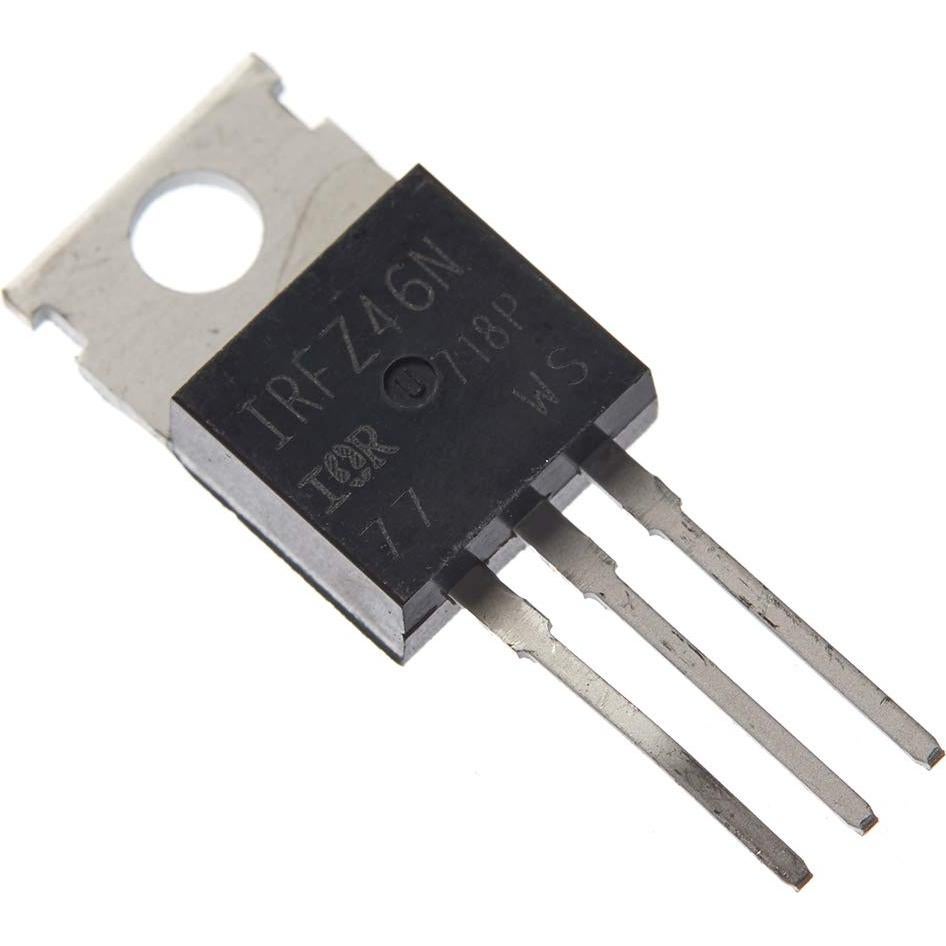 10 Transistores MOSFET IRFZ46N Bridgold 53A 55V TO-220