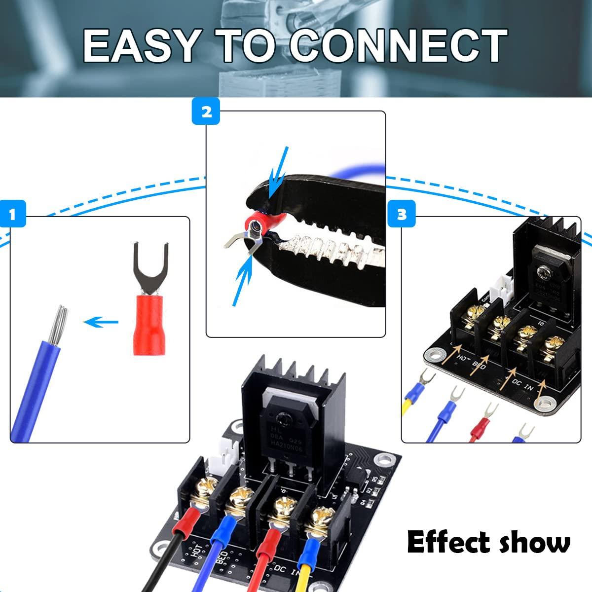 Módulo de Potencia de Cama Caliente DAOKAI 25A 2 Pcs