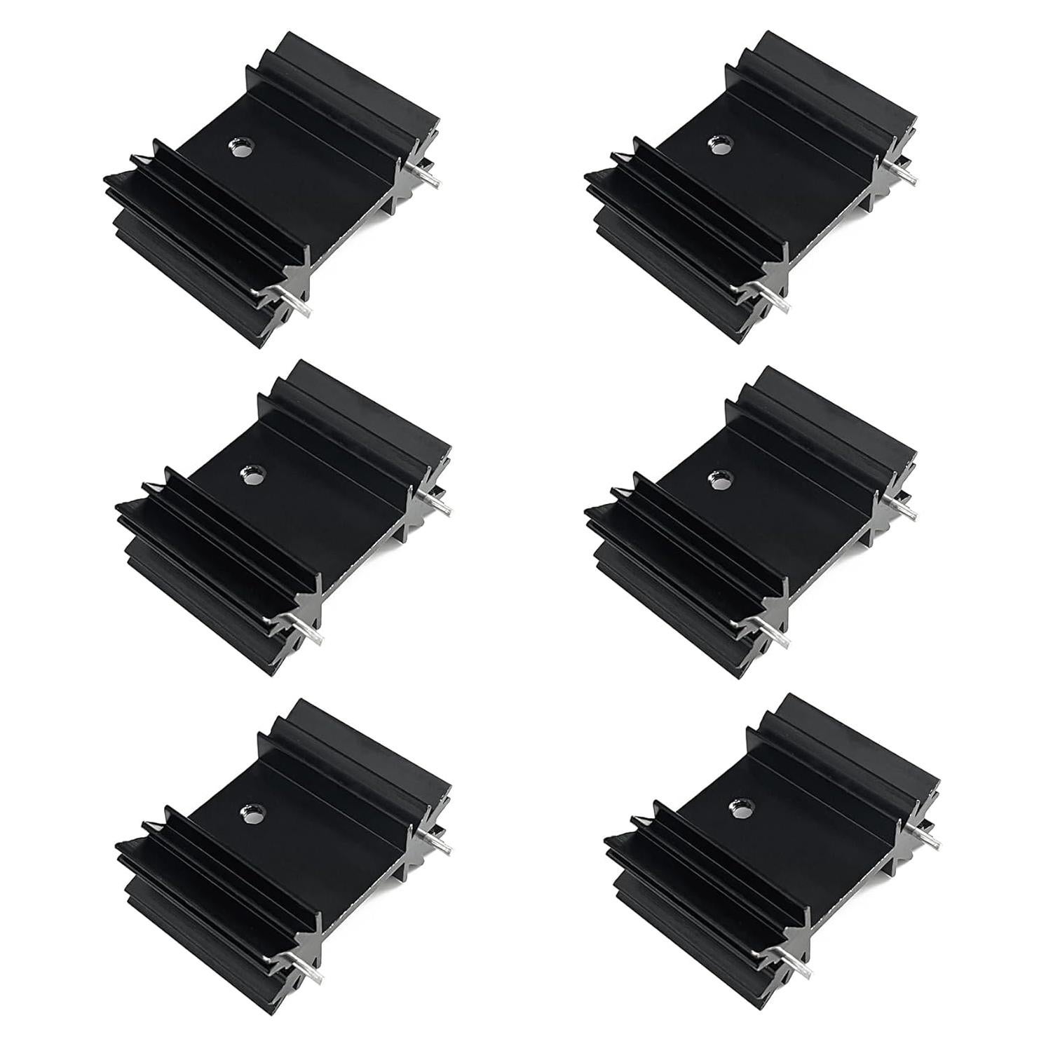 Disipador de Calor de Aluminio TO-220 Awxlumv 25x34x12mm