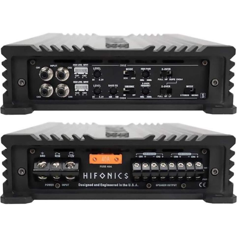 Amplificador de Coche Hifonics GE800.4 4 Canales 800W