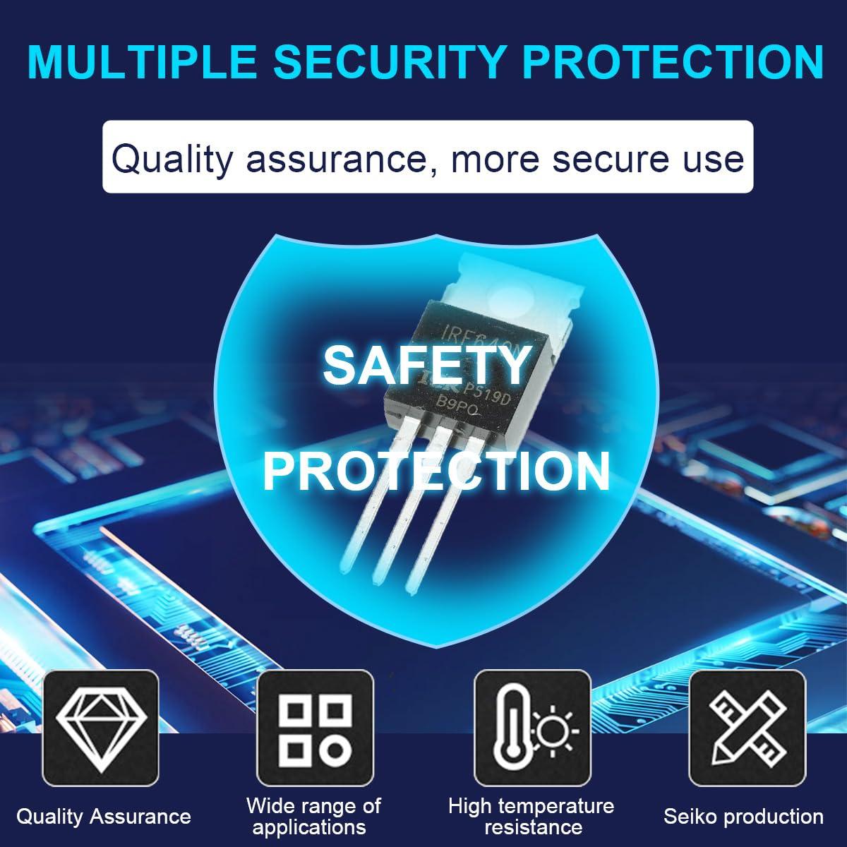 Transistor MOSFET N-Canal IRF640 18A 200V + Kit 20 pcs