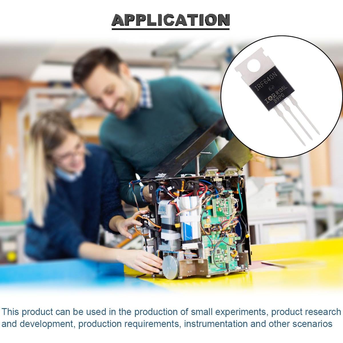 Transistor MOSFET N-Canal IRF640 18A 200V + Kit 20 pcs